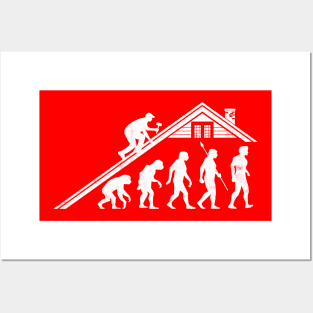 Roofer Evolution Posters and Art